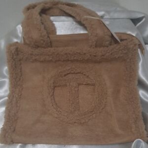 NEW Telfar Brown Shearling Tote Bag